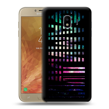 Пластиковый чехол на Samsung Galaxy J4 с принтом ФАМИЛИЯ