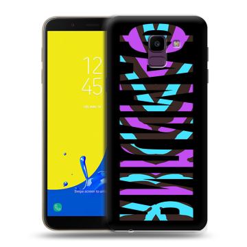 Силиконовый чехол на Samsung Galaxy J6 с принтом ФАМИЛИЯ