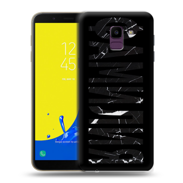 Силиконовый чехол на Samsung Galaxy J6 с принтом ФАМИЛИЯ