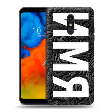 Пластиковый чехол на LG Q Stylus с принтом ИМЯ