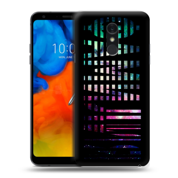 Пластиковый чехол на LG Q Stylus с принтом ФАМИЛИЯ