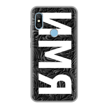 Пластиковый чехол на Xiaomi RedMi 6 Pro с принтом ИМЯ