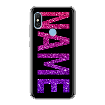 Пластиковый чехол на Xiaomi RedMi 6 Pro с принтом NAME