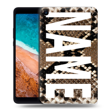 Силиконовый чехол на Xiaomi Mi Pad 4 с принтом NAME