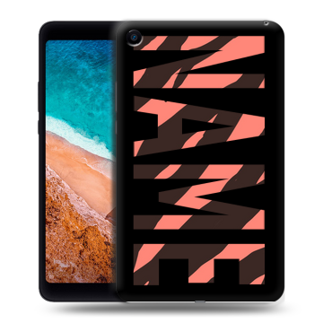 Силиконовый чехол на Xiaomi Mi Pad 4 с принтом NAME
