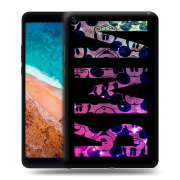 Силиконовый чехол на Xiaomi Mi Pad 4 с принтом ИМЯ