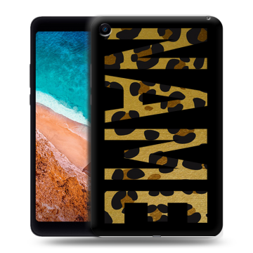 Силиконовый чехол на Xiaomi Mi Pad 4 с принтом NAME