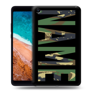 Силиконовый чехол на Xiaomi Mi Pad 4 с принтом NAME