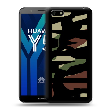 Силиконовый чехол на Huawei Y5 Prime (2018) с принтом NAME