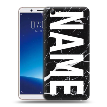Силиконовый чехол на Vivo Y71 с принтом NAME