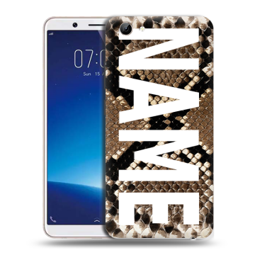 Силиконовый чехол на Vivo Y71 с принтом NAME