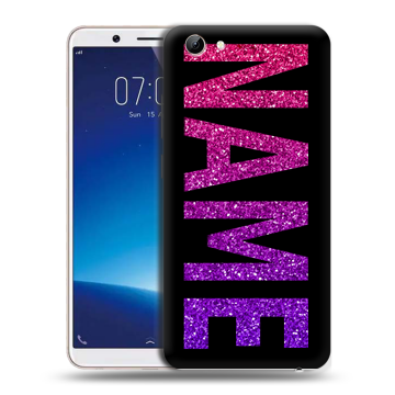 Силиконовый чехол на Vivo Y71 с принтом NAME