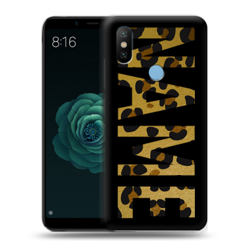Силиконовый чехол на Xiaomi Mi A2 с принтом NAME