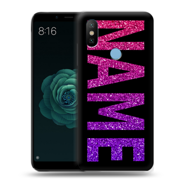 Силиконовый чехол на Xiaomi Mi A2 с принтом NAME