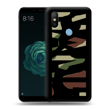 Силиконовый чехол на Xiaomi Mi A2 с принтом NAME
