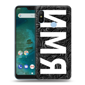 Пластиковый чехол на Xiaomi Mi A2 Lite с принтом ИМЯ