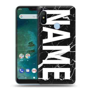 Пластиковый чехол на Xiaomi Mi A2 Lite с принтом NAME