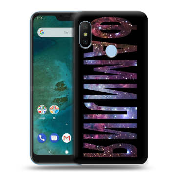 Пластиковый чехол на Xiaomi Mi A2 Lite с принтом ФАМИЛИЯ