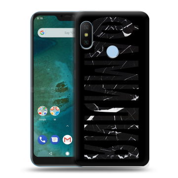 Пластиковый чехол на Xiaomi Mi A2 Lite с принтом ФАМИЛИЯ