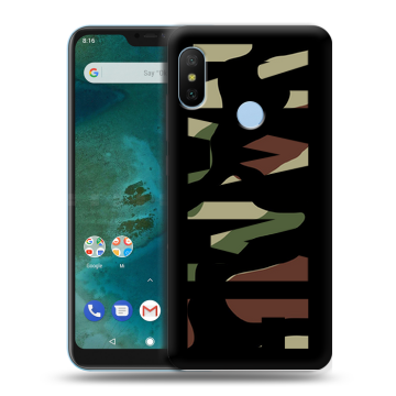 Пластиковый чехол на Xiaomi Mi A2 Lite с принтом NAME