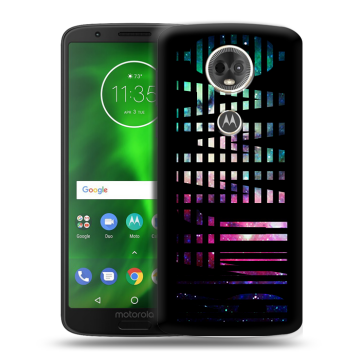 Силиконовый чехол на Motorola Moto E5 Plus с принтом ФАМИЛИЯ
