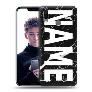 Силиконовый чехол на Huawei Honor Play с принтом NAME