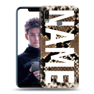 Силиконовый чехол на Huawei Honor Play с принтом NAME