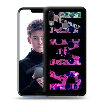 Силиконовый чехол на Huawei Honor Play с принтом ИМЯ