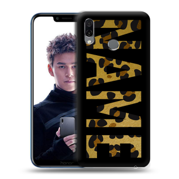 Силиконовый чехол на Huawei Honor Play с принтом NAME