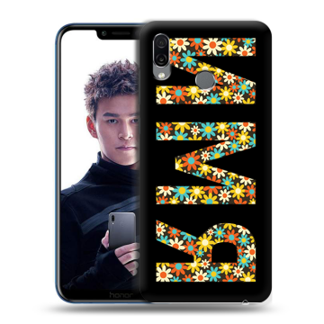 Силиконовый чехол на Huawei Honor Play с принтом ИМЯ