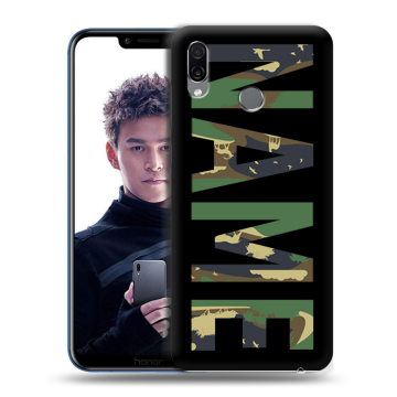 Силиконовый чехол на Huawei Honor Play с принтом NAME