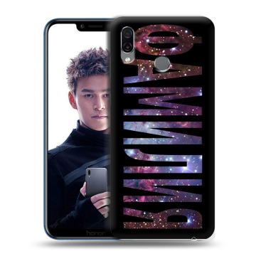Силиконовый чехол на Huawei Honor Play с принтом ФАМИЛИЯ
