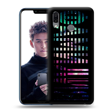 Силиконовый чехол на Huawei Honor Play с принтом ФАМИЛИЯ