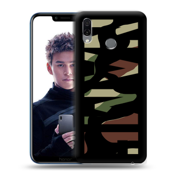 Силиконовый чехол на Huawei Honor Play с принтом NAME