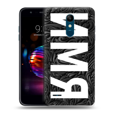 Силиконовый чехол на LG K11 Plus с принтом ИМЯ