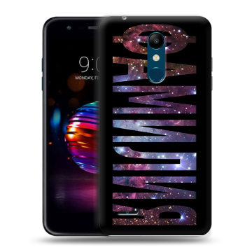 Силиконовый чехол на LG K11 Plus с принтом ФАМИЛИЯ