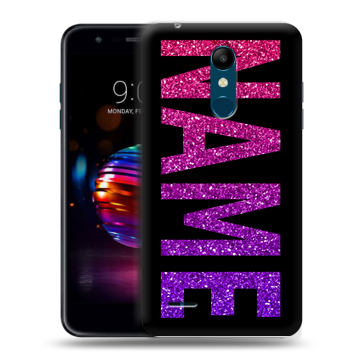 Силиконовый чехол на LG K11 Plus с принтом NAME