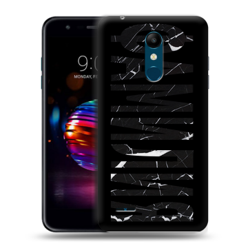 Силиконовый чехол на LG K11 Plus с принтом ФАМИЛИЯ