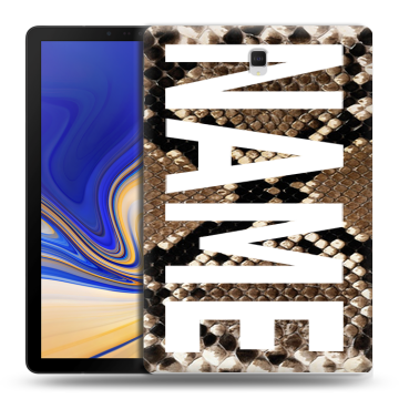 Силиконовый чехол на Samsung Galaxy Tab S4 с принтом NAME