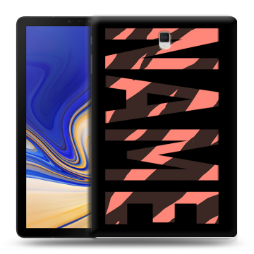 Силиконовый чехол на Samsung Galaxy Tab S4 с принтом NAME