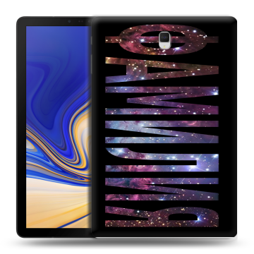 Силиконовый чехол на Samsung Galaxy Tab S4 с принтом ФАМИЛИЯ