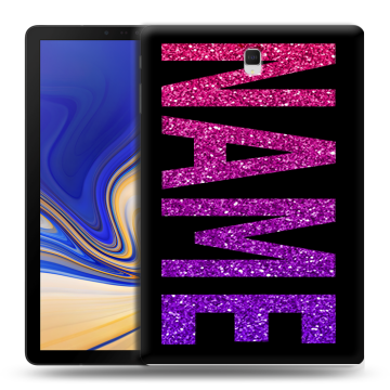 Силиконовый чехол на Samsung Galaxy Tab S4 с принтом NAME