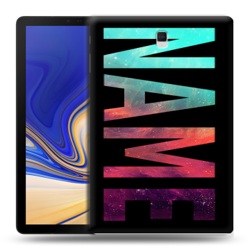 Силиконовый чехол на Samsung Galaxy Tab S4 с принтом NAME