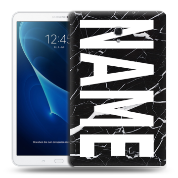 Силиконовый чехол на Samsung Galaxy Tab A 10.5 с принтом NAME