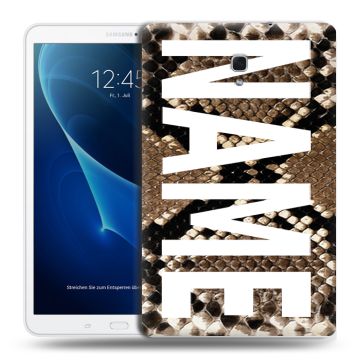 Силиконовый чехол на Samsung Galaxy Tab A 10.5 с принтом NAME