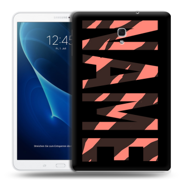 Силиконовый чехол на Samsung Galaxy Tab A 10.5 с принтом NAME