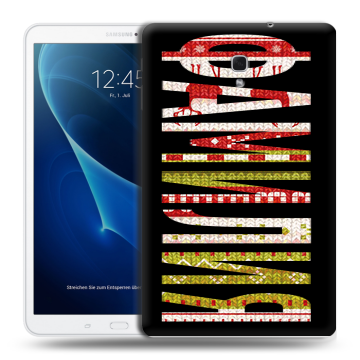 Силиконовый чехол на Samsung Galaxy Tab A 10.5 с принтом ФАМИЛИЯ