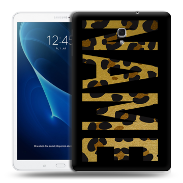 Силиконовый чехол на Samsung Galaxy Tab A 10.5 с принтом NAME