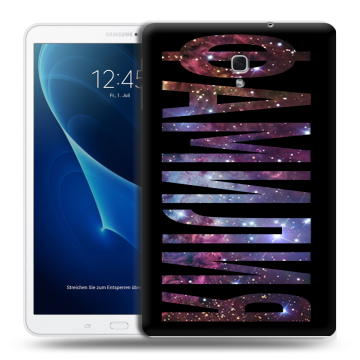 Силиконовый чехол на Samsung Galaxy Tab A 10.5 с принтом ФАМИЛИЯ