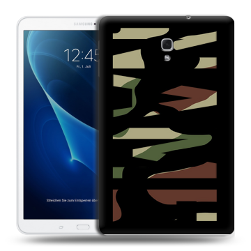 Силиконовый чехол на Samsung Galaxy Tab A 10.5 с принтом NAME